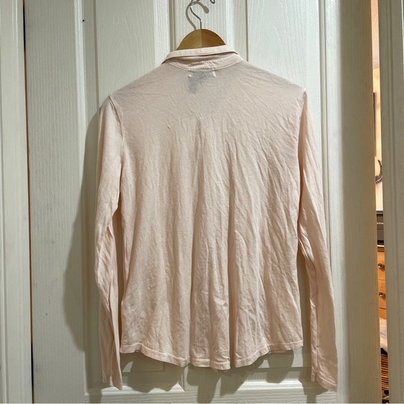 ANTHROPOLOGIE Michael Stars LA Small Light Pink Button Down Small Soft New NWT - Picture 4 of 4